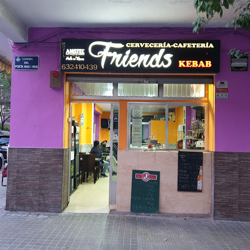 Friends kebab,cafetería,cervecería